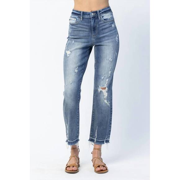 Judy Blue - Ombre Release Hem Jeans